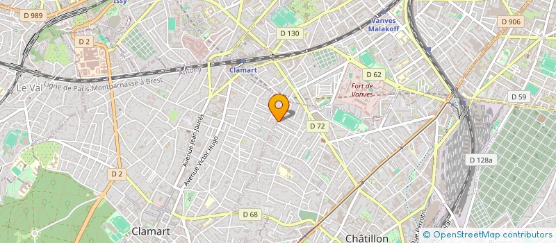 localisation de l'entreprise AC4 ASSOCIATION  CLAMART
