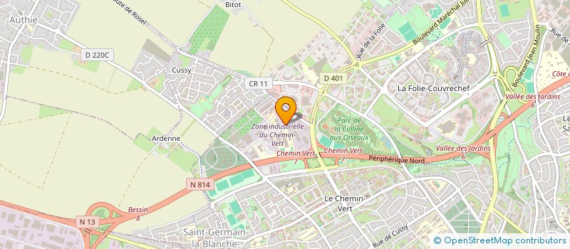 localisation de l'entreprise AC4MC à CAEN