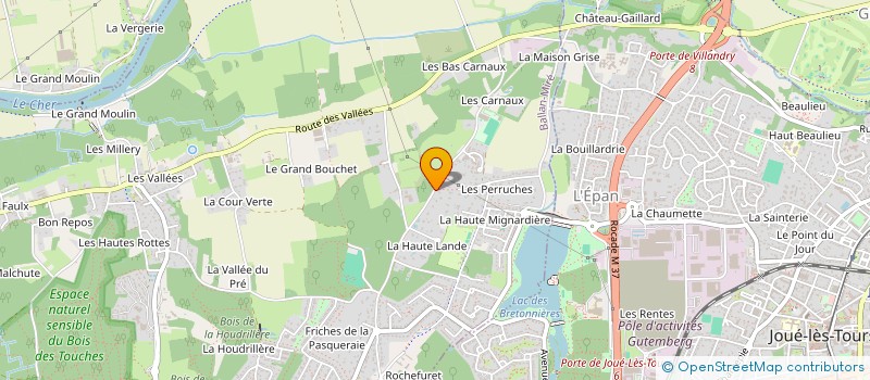 localisation de l'entreprise AC6  BALLAN-MIRE