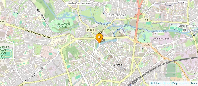 localisation de l'entreprise AC62 à ARRAS