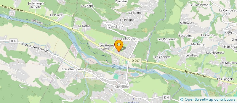 localisation de l'entreprise AC74  VERCHAIX