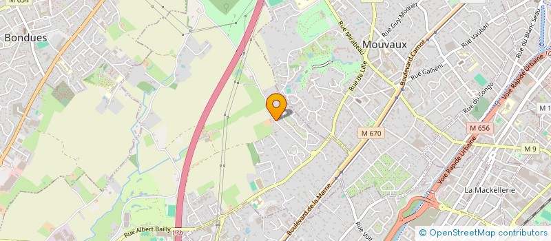 localisation de l'entreprise ACA 2 LEFEBVRE  MARCQ-EN-BARUL