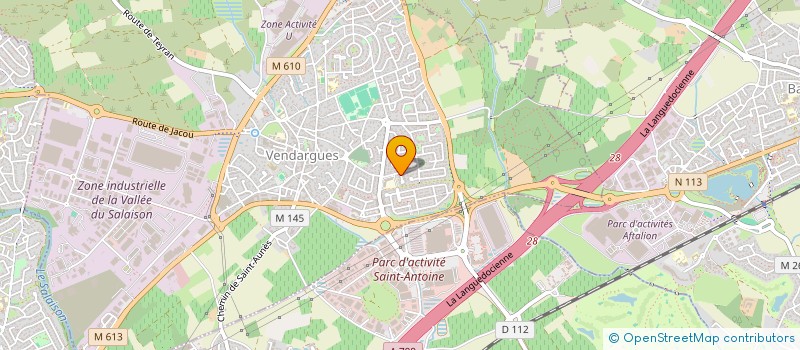 localisation de l'entreprise ACA à VENDARGUES