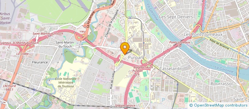localisation de l'entreprise ACA à TOULOUSE