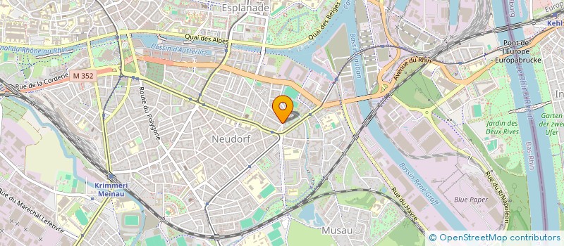 localisation de l'entreprise ACA  STRASBOURG