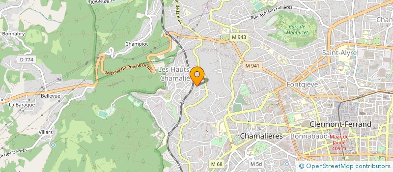 localisation de l'entreprise ACA à CHAMALIERES