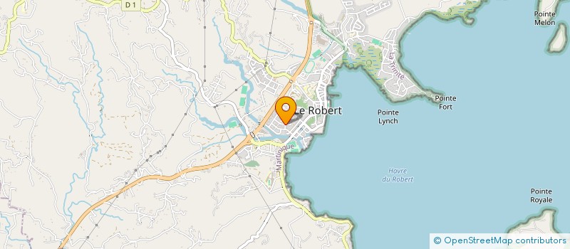 localisation de l'entreprise ACA  LE ROBERT