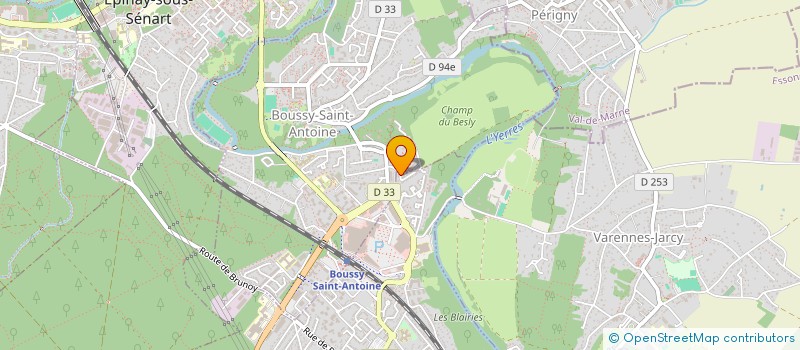 localisation de l'entreprise ACA  QUINCY-SOUS-SENART