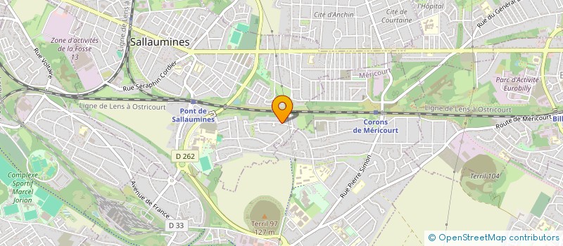 localisation de l'entreprise ACA  SALLAUMINES