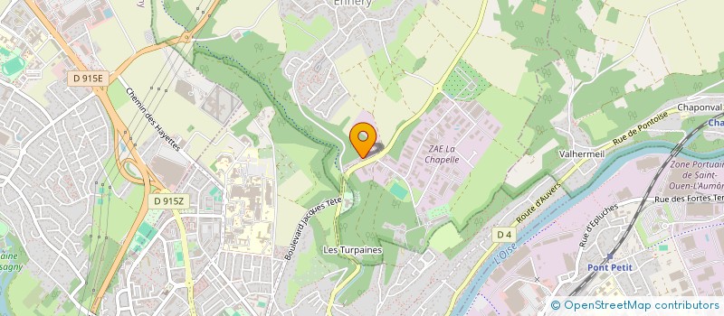 localisation de l'entreprise ACA  ENNERY