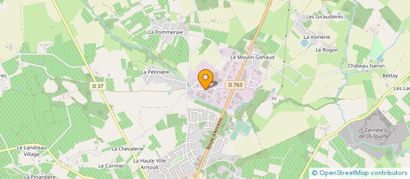 localisation de l'entreprise ACA AGENCEMENT à VALLET