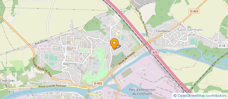 localisation de l'entreprise ACA AUTOMATISME  MONTEREAU-FAULT-YONNE