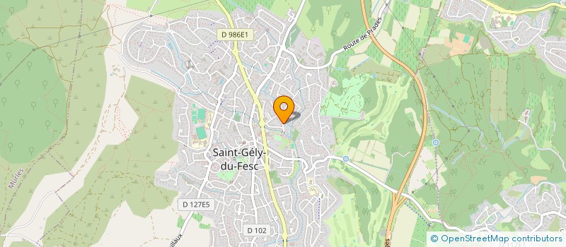 localisation de l'entreprise ACA AUTOUR DE LA DANSE  SAINT-GELY-DU-FESC