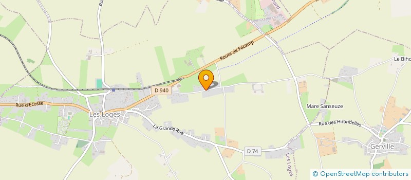 localisation de l'entreprise ACA BAT  LES LOGES