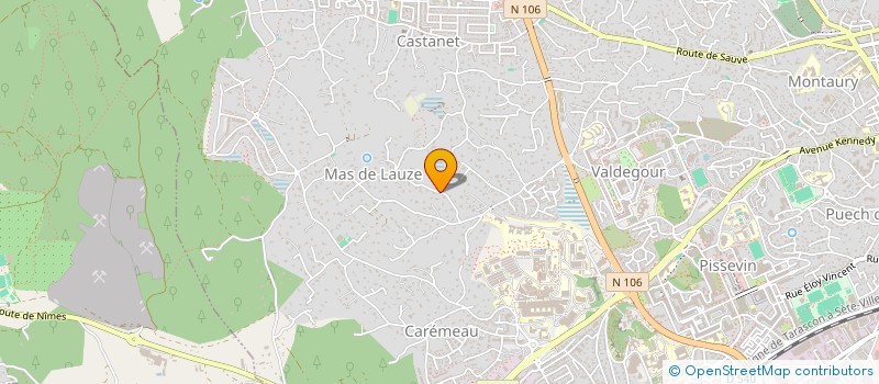 localisation de l'entreprise ACA COURTAGE  NIMES