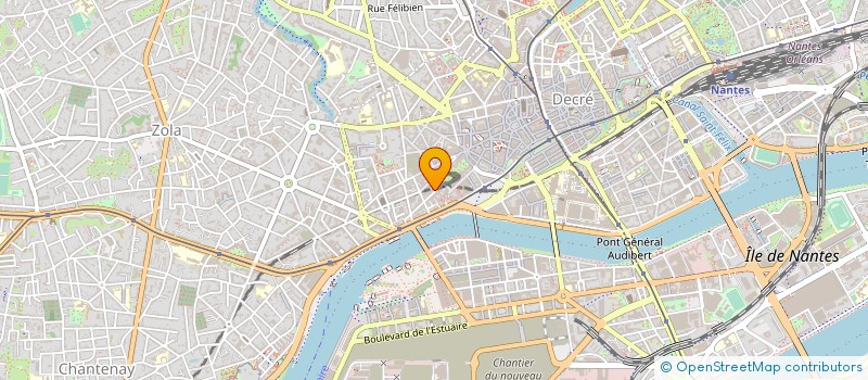 localisation de l'entreprise ACA DBL à NANTES