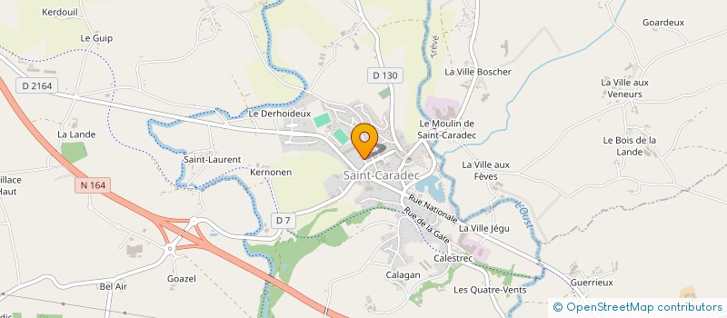 localisation de l'entreprise ACA-DM  SAINT-CARADEC