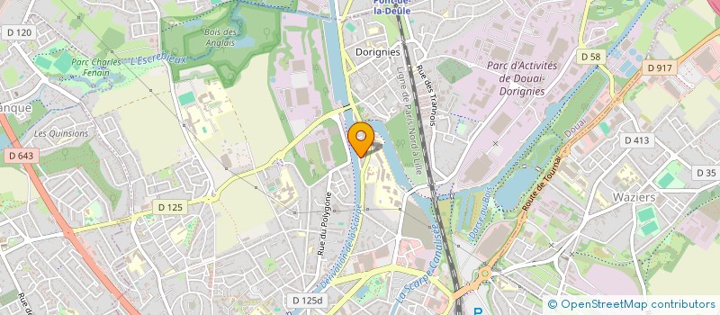 localisation de l'entreprise ACA ETANCHEITE  DOUAI