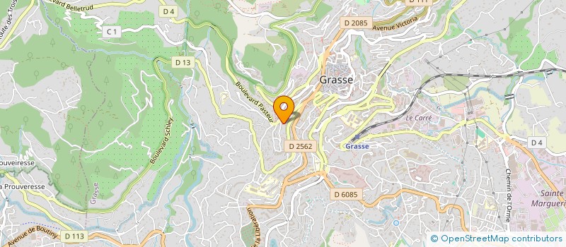 localisation de l'entreprise ACA FERMETURES à GRASSE