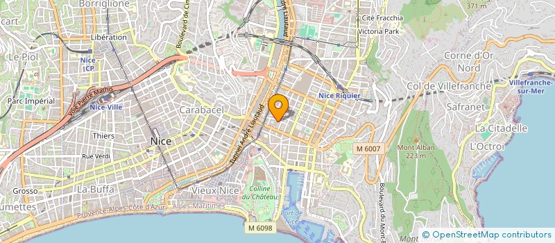 localisation de l'entreprise ACA FRANCE  NICE