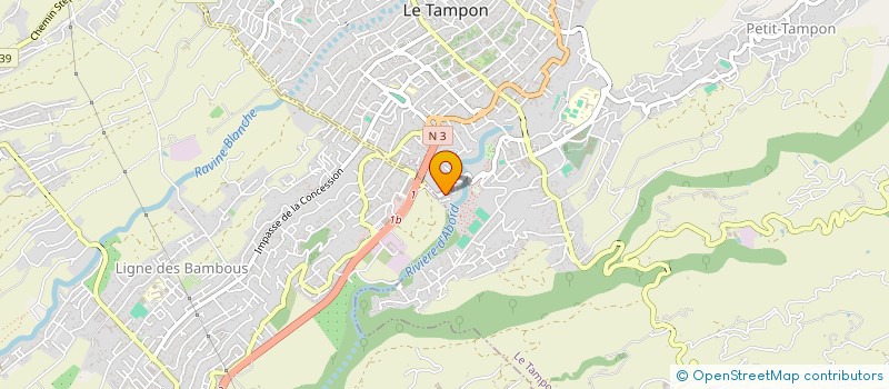 localisation de l'entreprise ACA HARA à LE TAMPON