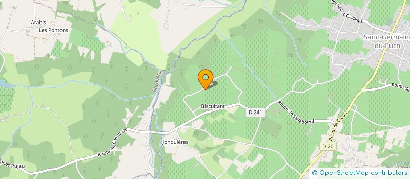 localisation de l'entreprise ACA IMMOBILIER  SAINT-GERMAIN-DU-PUCH