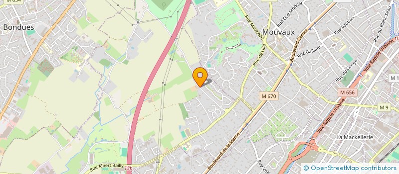 localisation de l'entreprise ACA LEFEBVRE à MARCQ-EN-BARŒUL