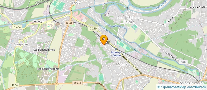 localisation de l'entreprise ACA&M  MONTRY