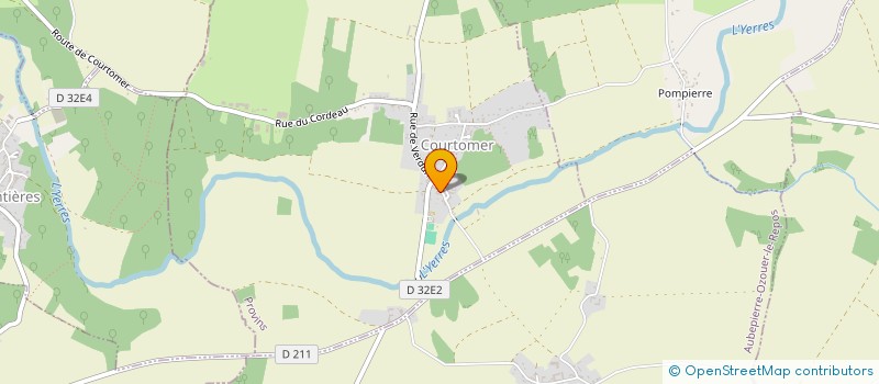 localisation de l'entreprise ACA NADLANE à COURTOMER