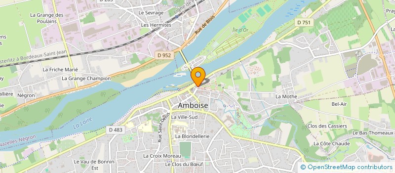 localisation de l'entreprise ACA NATATION à AMBOISE