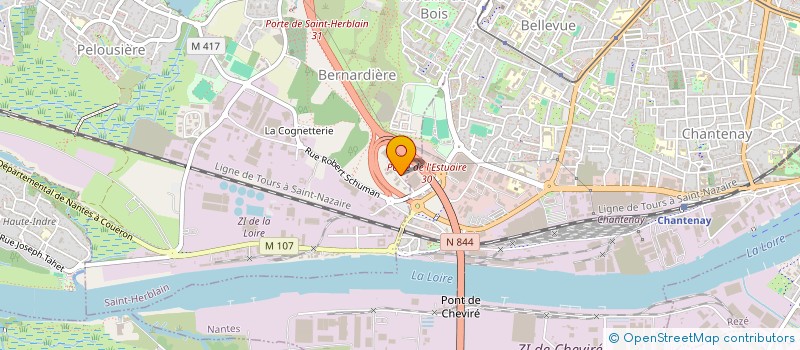 localisation de l'entreprise ACA NET' à SAINT-HERBLAIN