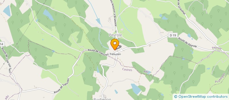 localisation de l'entreprise ACA RACING  PEYROLE