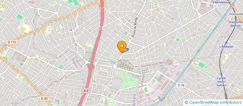 localisation de l'entreprise ACA SOLUTIONS à AULNAY-SOUS-BOIS