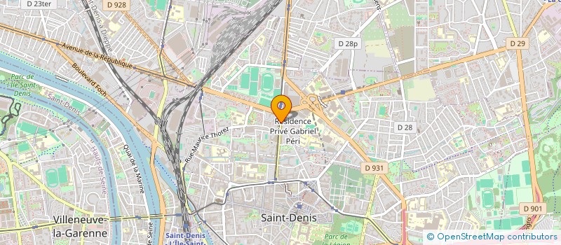 localisation de l'entreprise ACA TRANSPORT à SAINT-DENIS
