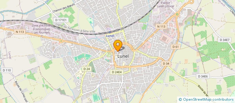 localisation de l'entreprise ACAA à LUNEL