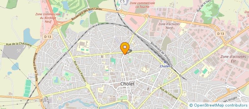 localisation de l'entreprise ACAB à CHOLET