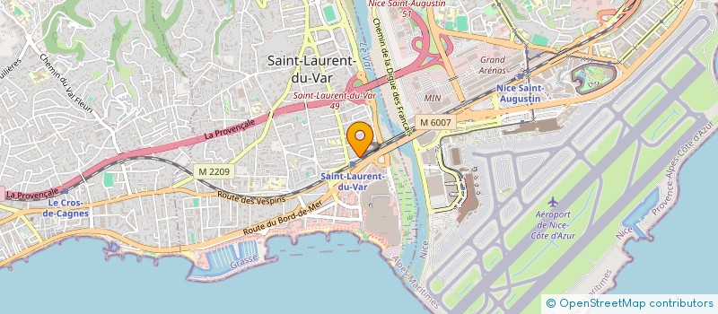 localisation de l'entreprise ACAB AZUR à SAINT-LAURENT-DU-VAR