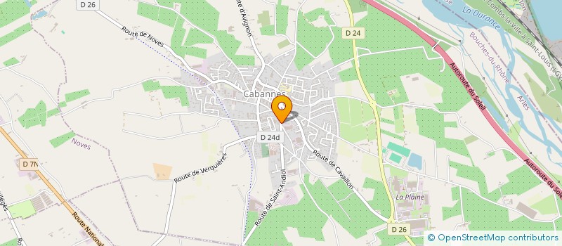 localisation de l'entreprise ACABA  CABANNES