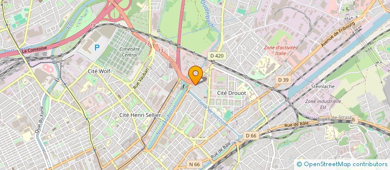 localisation de l'entreprise ACABE  MULHOUSE