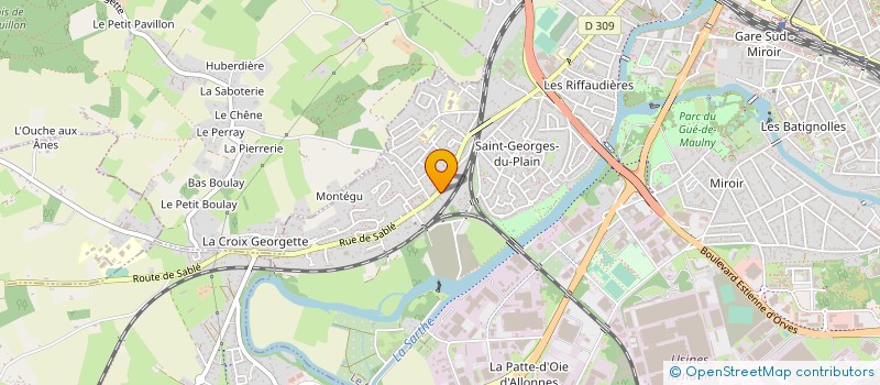 localisation de l'entreprise ACABIT à LE MANS