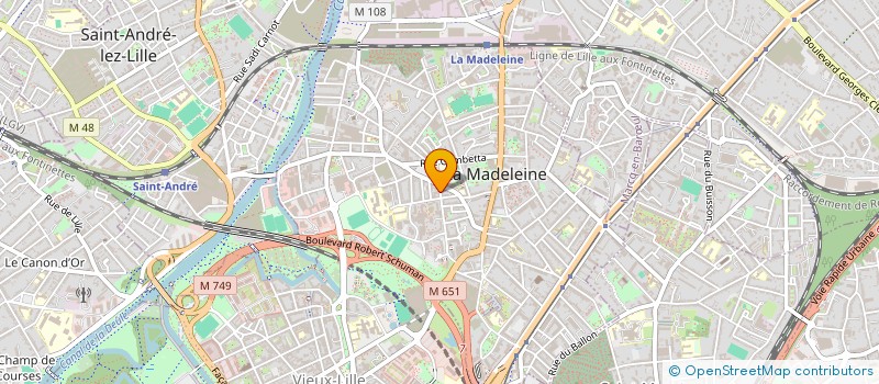 localisation de l'entreprise ACABOIS à LA MADELEINE