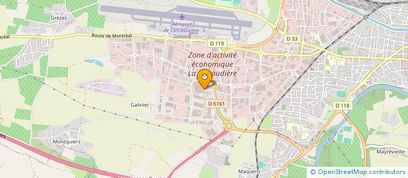 localisation de l'entreprise ACACH à CARCASSONNE