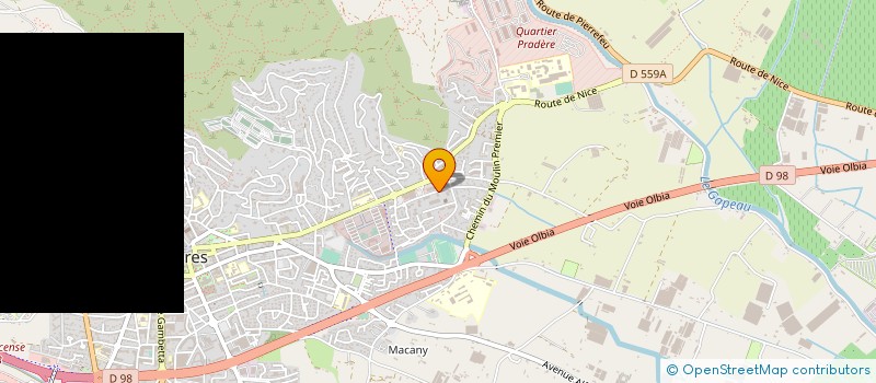 localisation de l'entreprise ACACIA à HYERES