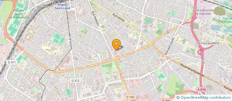 localisation de l'entreprise ACACIA à ANGERS