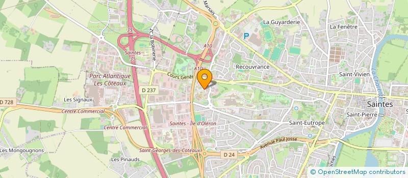 localisation de l'entreprise ACACIA  SAINT-PALAIS-SUR-MER