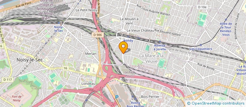 localisation de l'entreprise ACACIA  BONDY