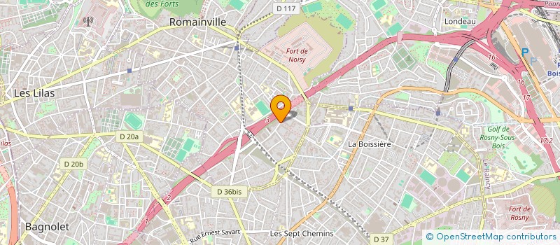 localisation de l'entreprise ACACIA à ROMAINVILLE
