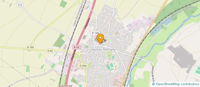 localisation de l'entreprise ACACIA  JAUNAY-MARIGNY