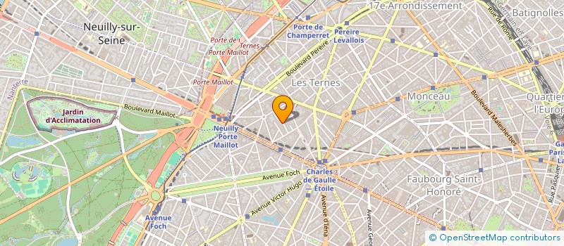 localisation de l'entreprise ACACIA INVEST  PARIS