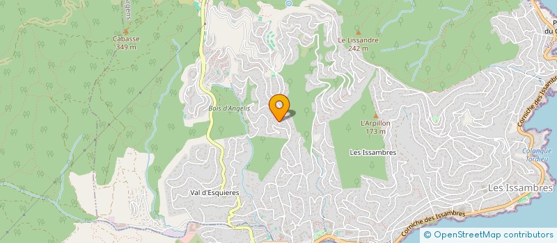 localisation de l'entreprise ACACIA SUR ARGENS  ROQUEBRUNE-SUR-ARGENS
